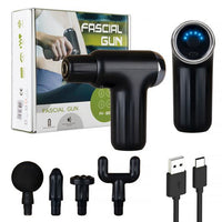 🔋✨ Muscle Massage Gun FH-820 | 6 Vibration Modes & 4 Heads | Deep Tissue Relief 💪⚡
