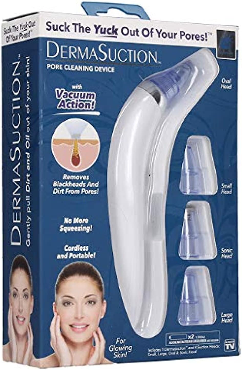 💆‍♀️ Pore Cleaning Device ✨ | Blackhead Remover Vacuum 🔋 USB Rechargeable 🌟