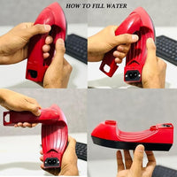 🔥 Compact Steam Iron – Portable 2-in-1 Travel Steamer & Garment Care 🧳✨