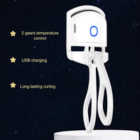 🔥 Electric Heated Eyelash Curler 💫 | Rechargeable & Long-Lasting Lash Lift 🌟