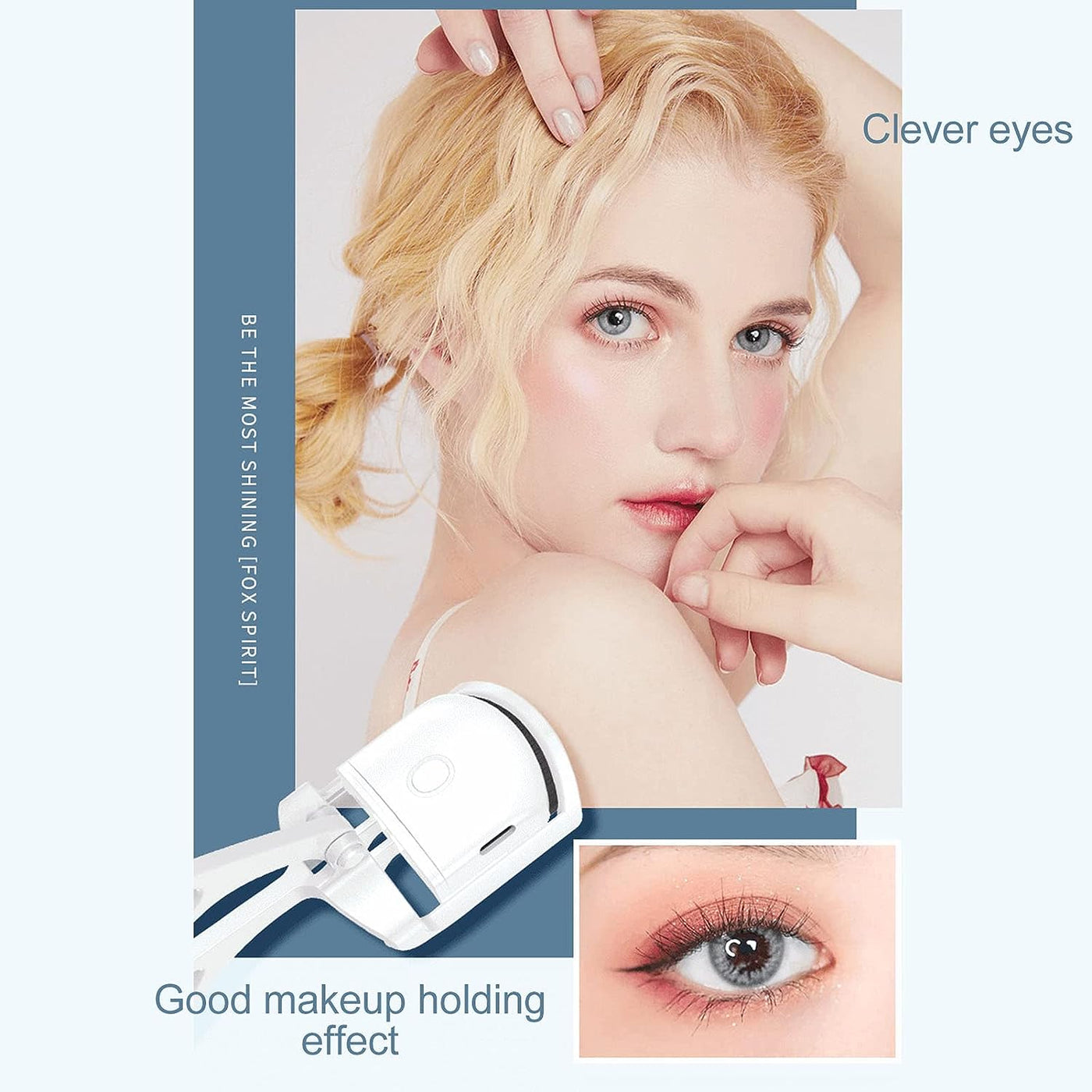 🔥 Electric Heated Eyelash Curler 💫 | Rechargeable & Long-Lasting Lash Lift 🌟